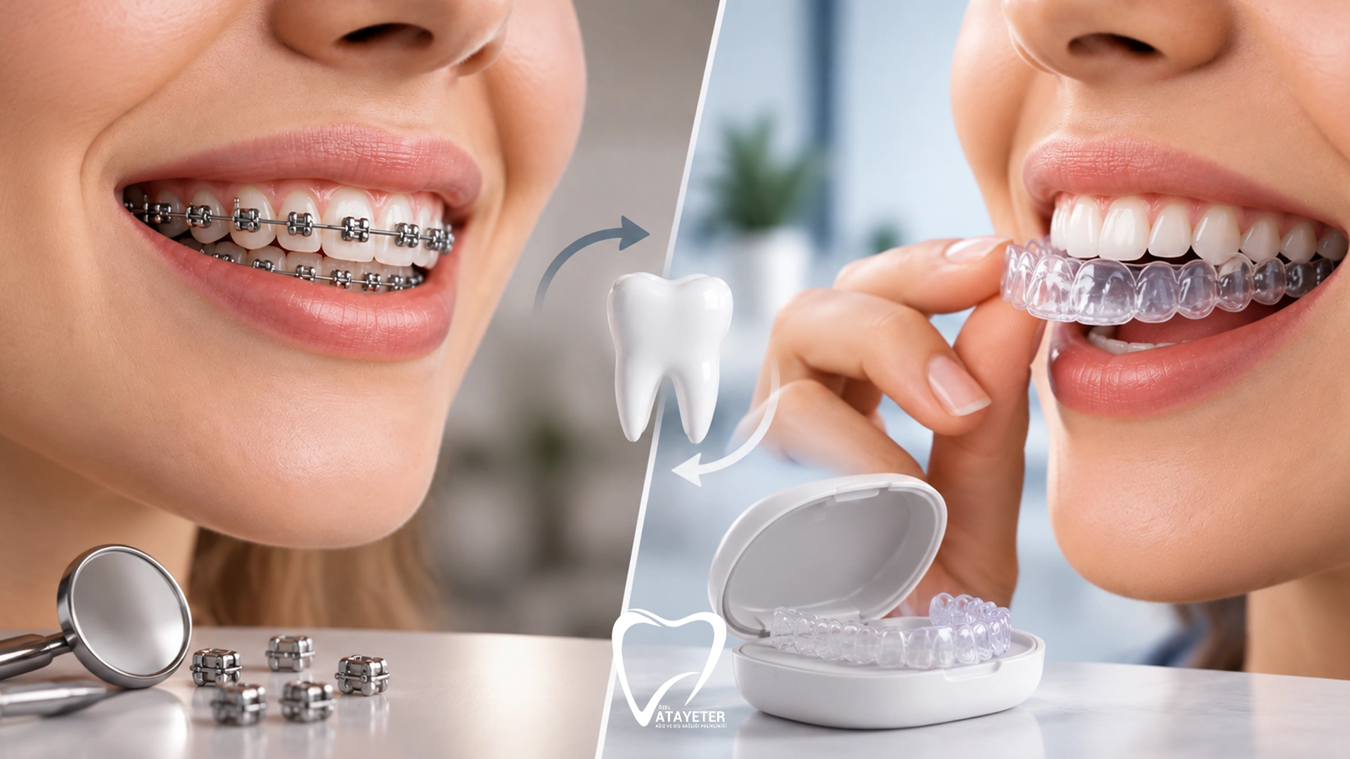 Clear Aligners vs Braces: 7 Key Differences | Atayeter Dental Clinic